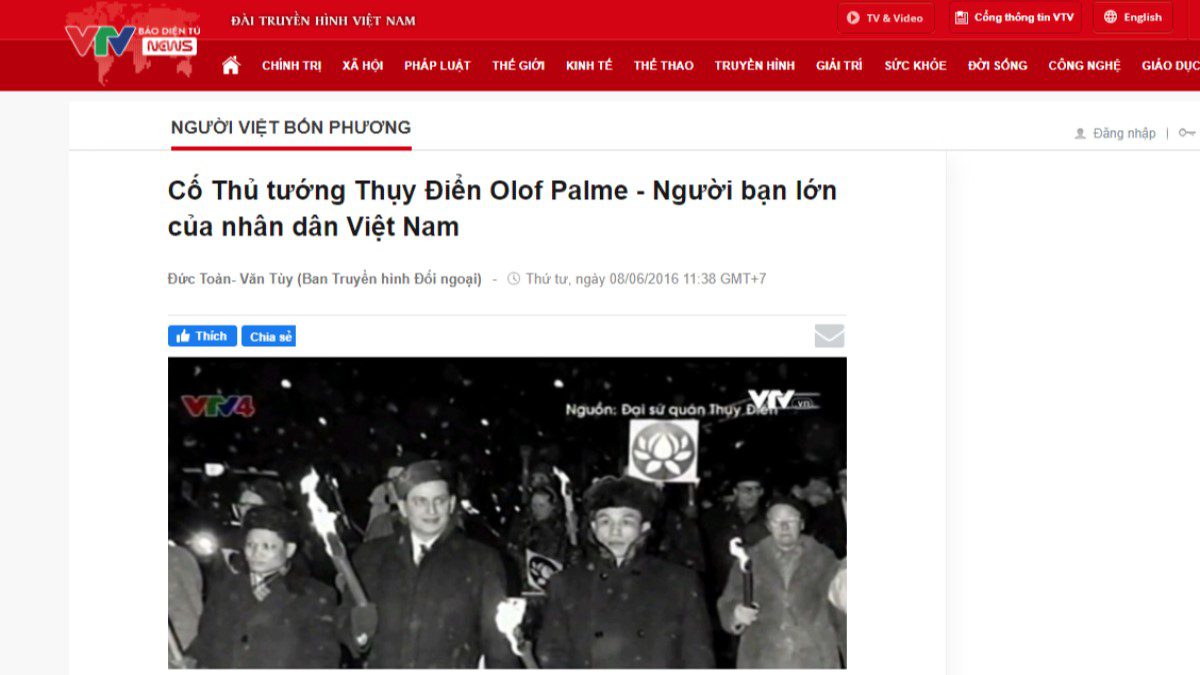 Danh tính kẻ sát hại cố Thủ tướng Thụy Điển Olof Palme qua loạt phim Netflix 'The Unlikely Murderer' - Olof Palme